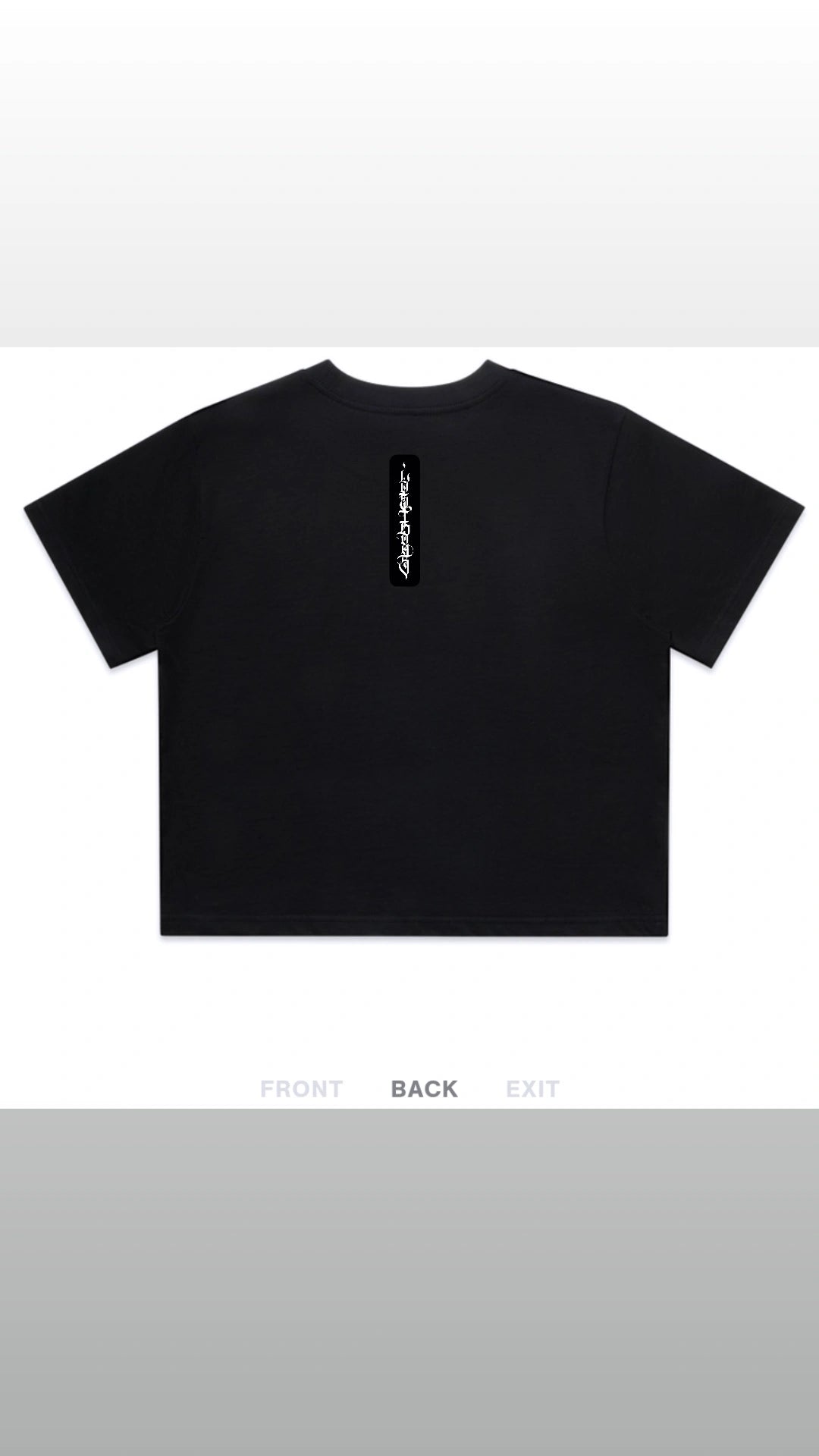Outlines Women's Crop Tee