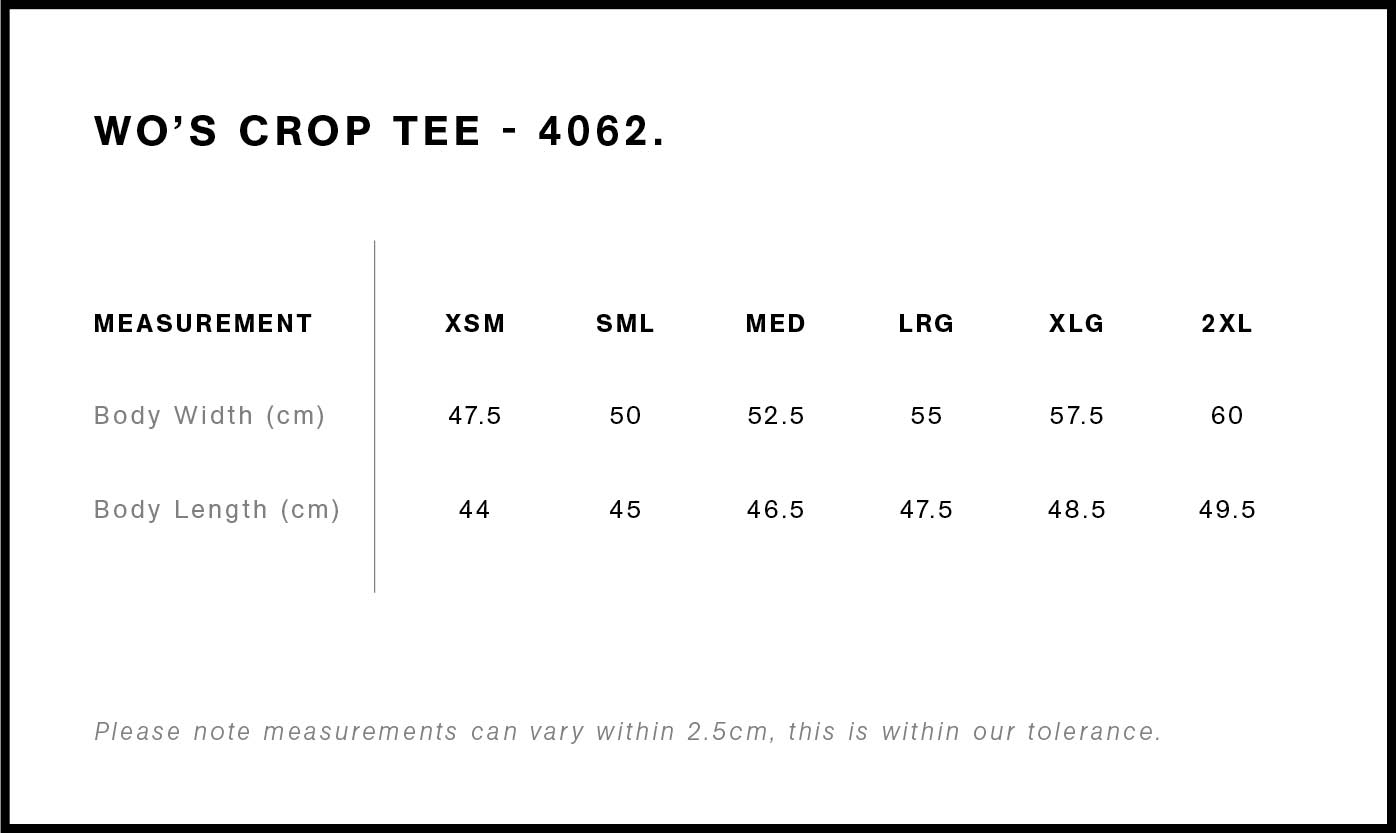 Outlines Women's Crop Tee
