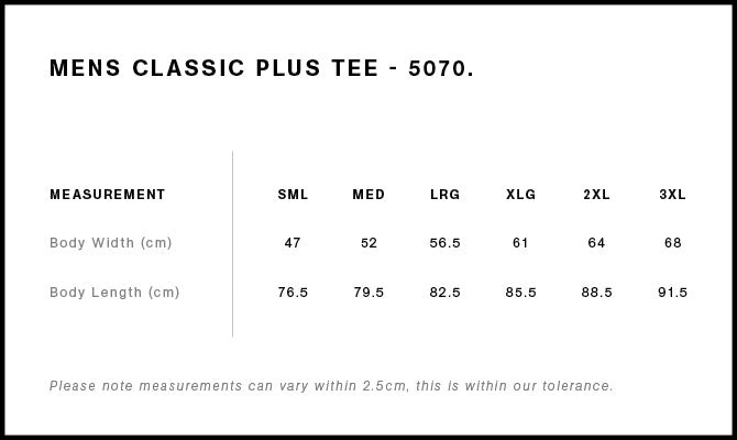 Drip Fit Classic Plus + 5cm T-shirt