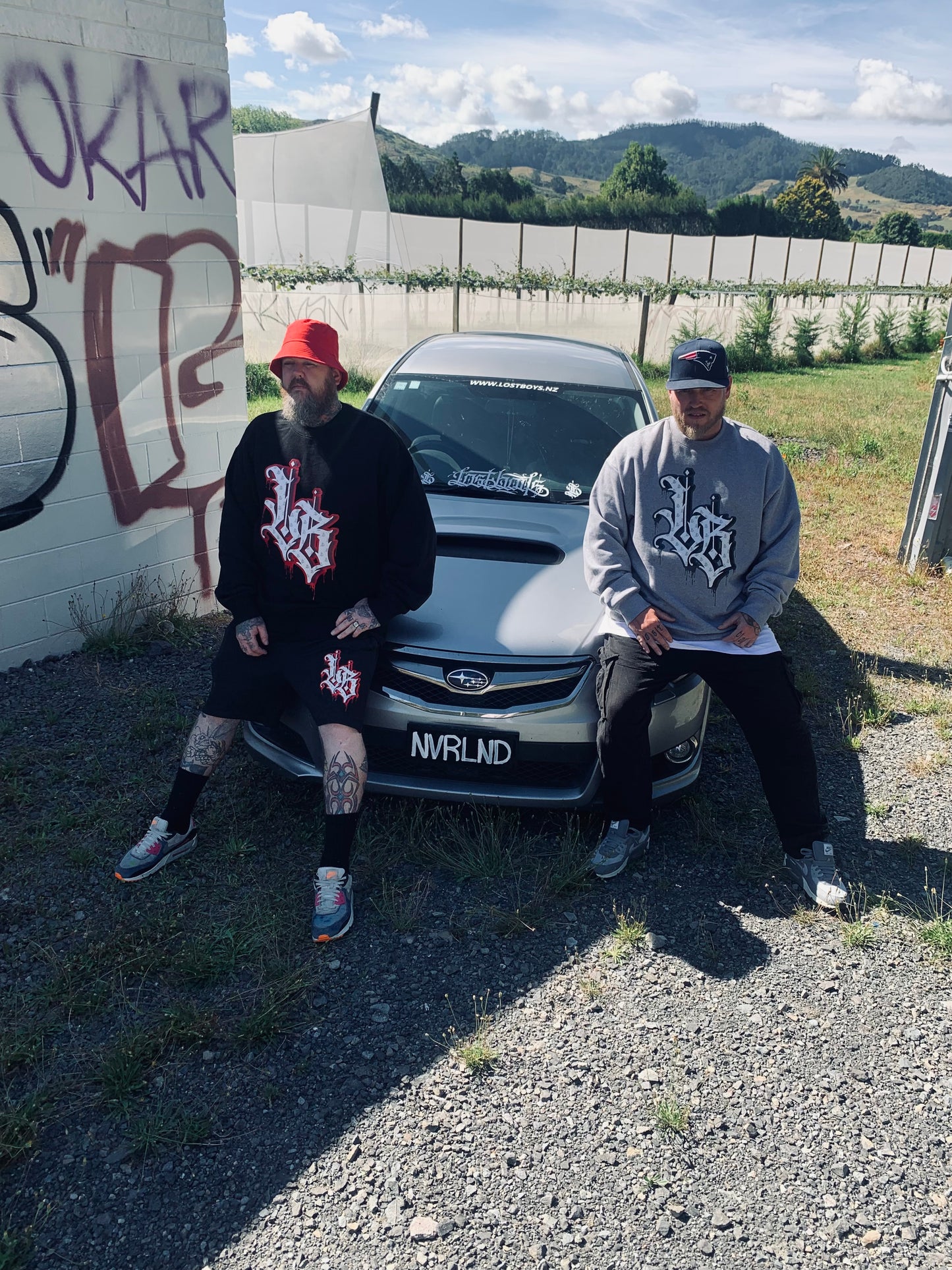 Drip Fit 2.0 Heavy Crew Black & Red