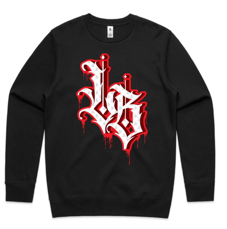 Drip Fit 2.0 Heavy Crew Black & Red